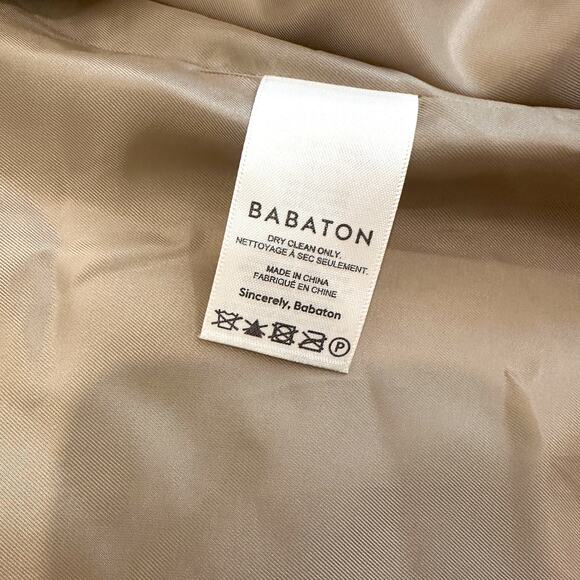 Aritzia Babaton Atelier Blazer Beige oversized size 2 - Picture 6 of 7